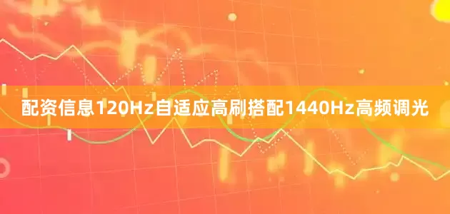 配资信息120Hz自适应高刷搭配1440Hz高频调光