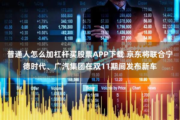 普通人怎么加杠杆买股票APP下载 京东将联合宁德时代、广汽集团在双11期间发布新车